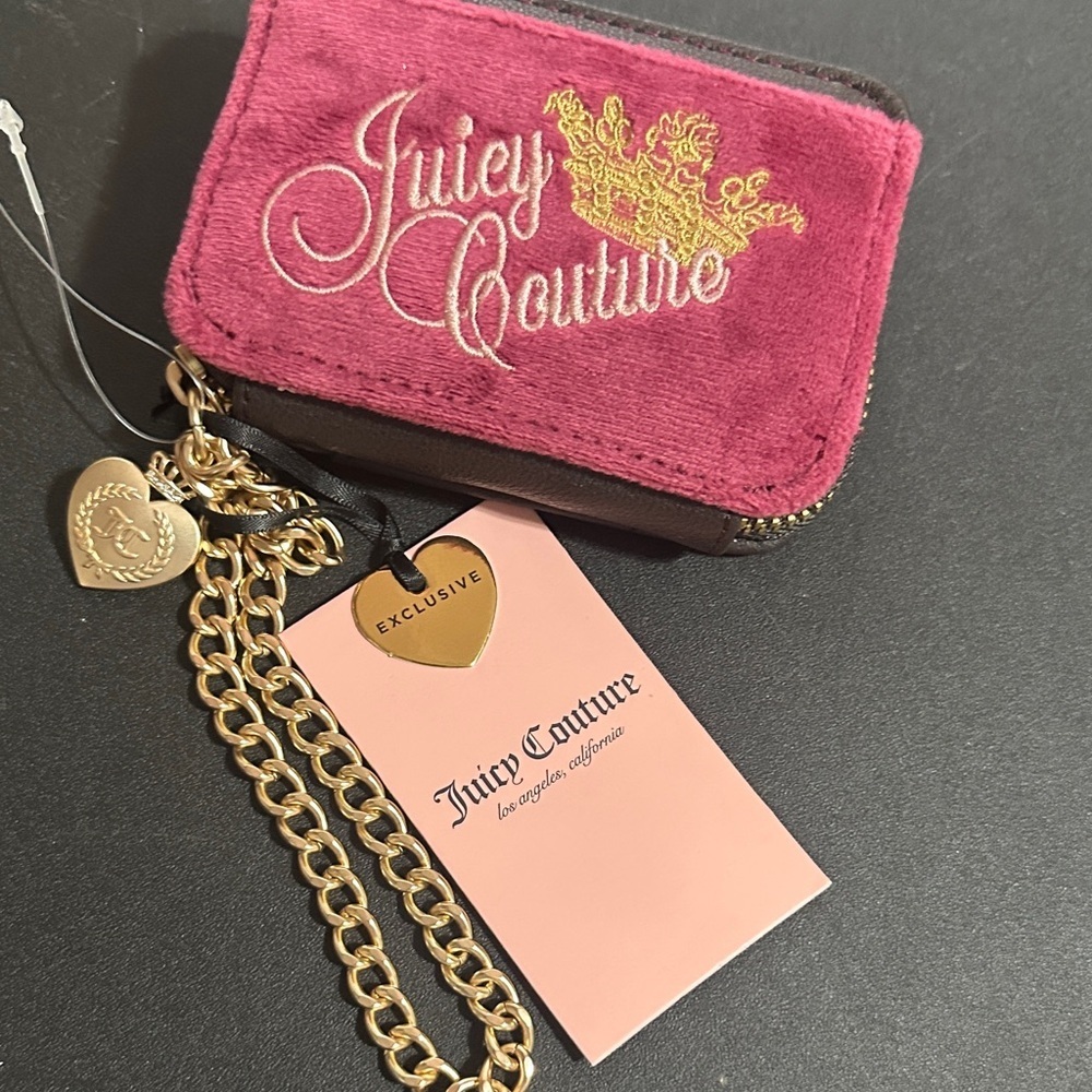 Juicy couture the key to juicy square wristlet wallet